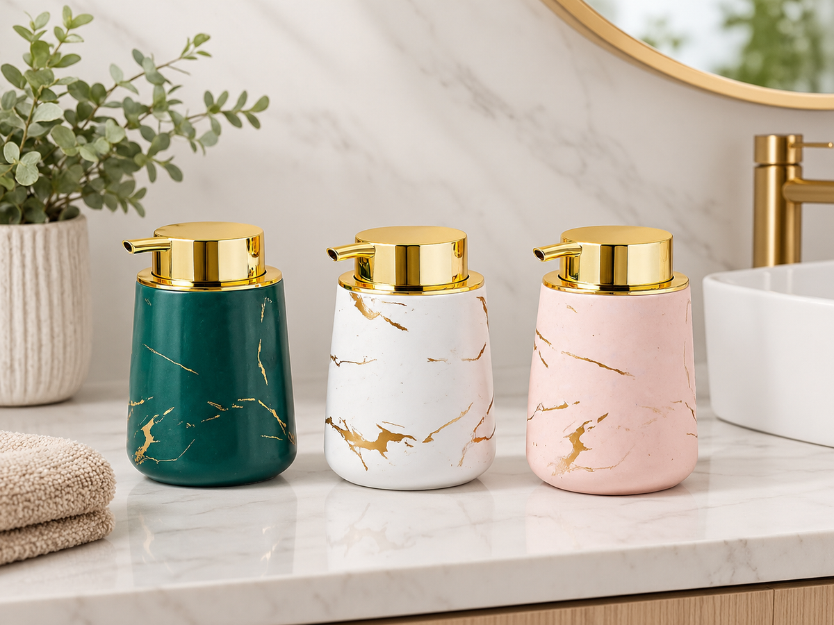 The Marble  Ceramic  Dispenser- 400ml