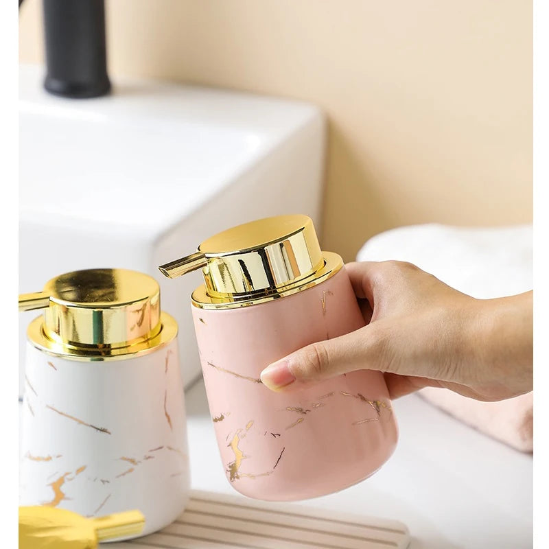 The Marble  Ceramic  Dispenser- 400ml