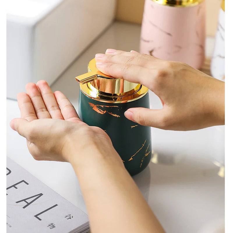 The Marble  Ceramic  Dispenser- 400ml
